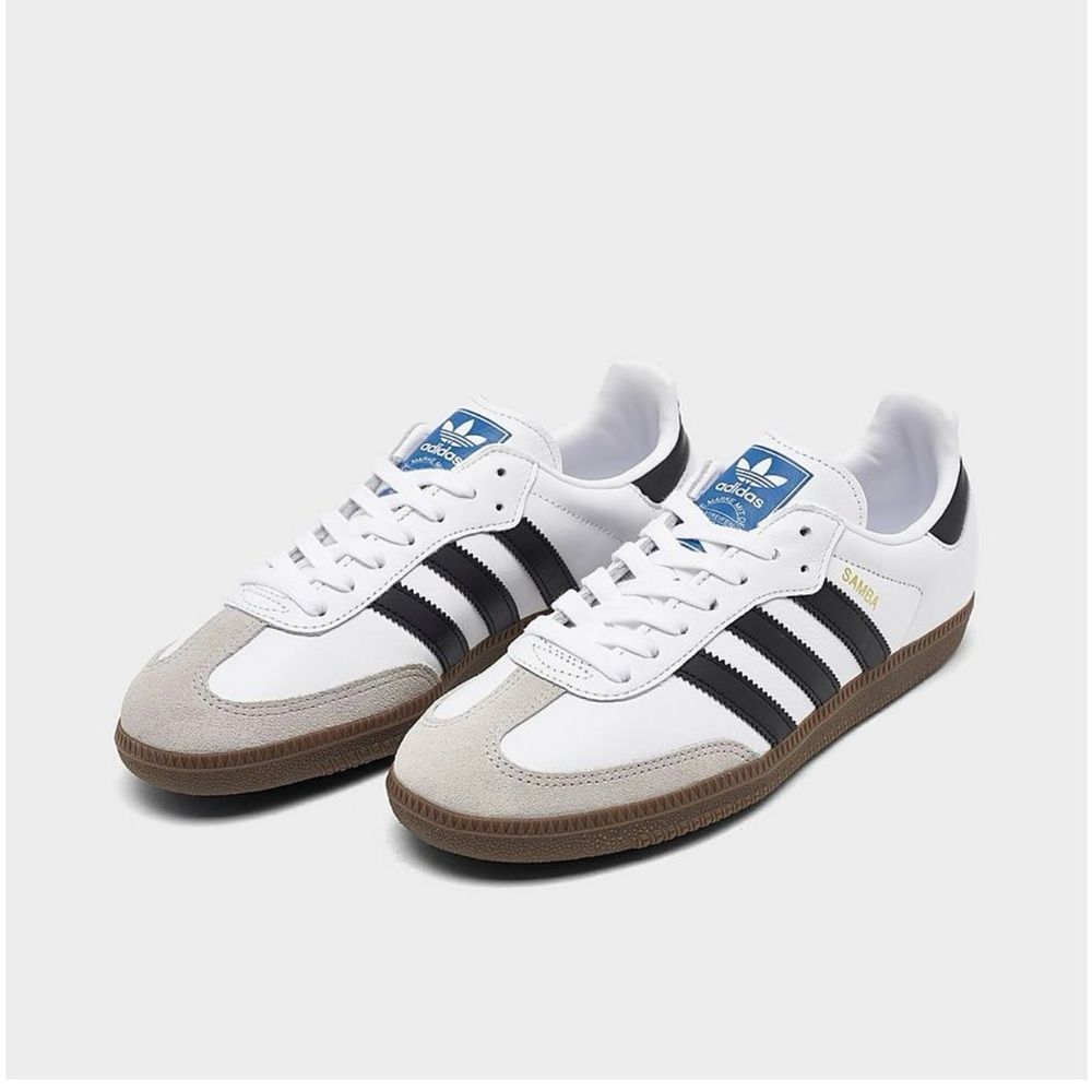 Adidas Samba OG _ Cloud White, Core Black, Gum